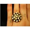 Image 1 : Lucite and Rhinestone Bubble Ring #1272904
