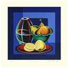 Image 1 : "Blue still life - 2002" unique lithograph #1290024