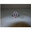 Image 1 : Estate 14K WG Sapphire Diamond Mosaic Ring #1290458