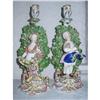 Image 1 : soft paste Chelsea figurative candlesticks #1290793