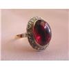 Image 1 : Victorian 18K Garnet and Diamond Ring #1224295
