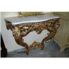 Image 1 : French gold leaf Louis XV St console c.1900 #1224322