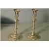 Image 1 : Queen Anne pair of Petal base candlesticks #1224577