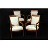 Image 1 : 19th C. set of 4 Empire period armchairs #1224802