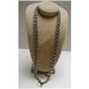 Image 1 : Victorian Very Heavy Sterling Chain #1224900