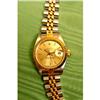 Image 1 : Lady's ROLEX Datejust  Quickset 14kt Gold/SS #1225055