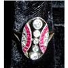 Image 1 : Art-Deco Ruby and Diamond Ring #1225198