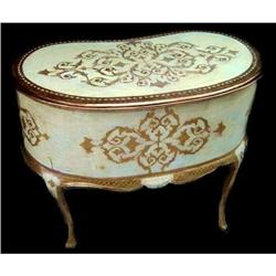 Antique Italian Florentine Ladies Desk #1225227