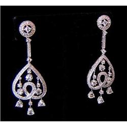 Pair of Rose Cut Diamond Earrings #1225235