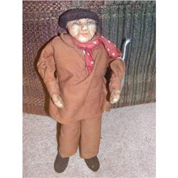 Cloth Man Ravca Doll Made in France Stockinette#1239580