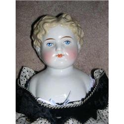 Large  Blonde China head doll  #1239613
