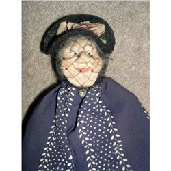 Cloth doll old woman #1239742