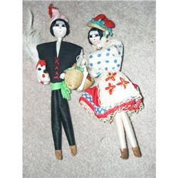 Cloth Portugese Woman and Man wrapped  #1239747