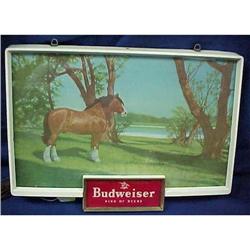 1950's Budweiser Horse Light-Up Sign #1239853
