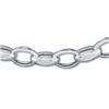 Image 1 : 14k WHITE GOLD BRACELET Rolo Link  7  1/2 inch #1239864