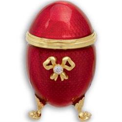 VIVIAN ALEXANDER EGG JEWELRY BOX Guilloche w #1239883