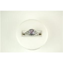 ANTIQUE Style Ring AMETHYST .47 CARATS! #1239888