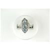 Image 1 : ANTIQUE Style BLUE TOPAZ Ring 1.75 CARATS! #1239895