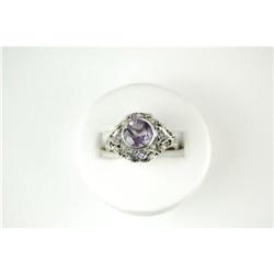 ANTIQUE Style AMETHYST Ring 1.25 CARATS! #1239896