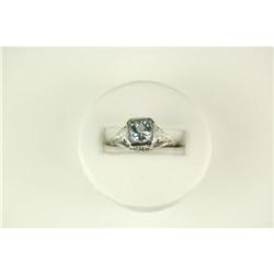 ANTIQUE Style BLUE TOPAZ .80 CARATS! #1239898