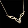 Image 1 :  14k Gold DIAMOND NECKLACE #1239915