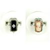 Image 1 : Vintage FLIP Ring CAMEO /Onyx  DIAMOND #1239925