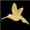 Image 1 : 14k Yellow Gold PIN of a HUMMINGBIRD  #1239932
