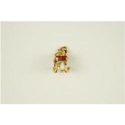 ANTIQUE GOLD CHARM GRANDMOTHER ROCKING CHAIR! #1239941