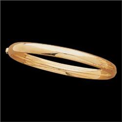 14K  Yellow Gold Bangle Bracelet  Opens  #1239947