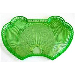 S Reich Green Art Deco Vanity Tray #1240126