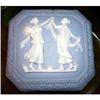 Image 1 : Blue Jasperware Cameo Powder Jar #1240236