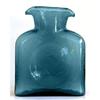 Image 1 : Blenko Blue Glass Double Spout Water Bottle #1240253