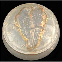 PARROTS Satin Glass Powder jar #1240265