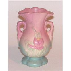 Hull Magnolia Matte Two Handled Vase #1240359