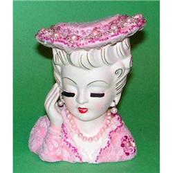 Head Vase with Jewels and Lace #1240360