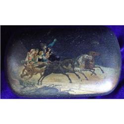 Antique Russian Lacquer Match Strike #1240382