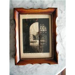 1935/ SCOTT BARLOW "The Old Chapel" PRINT 1/100#1240406