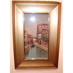 ALBERTO TREVISAN-"Venice" Watercolor c.1940 #1240445