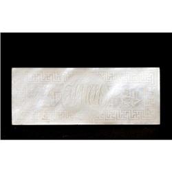 Old Chinese Export Mother Pearl Game Chip #1240464