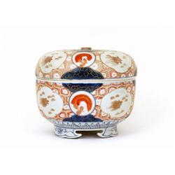 Old Japanese Imari Cov Tureen w Turtle  #1240485