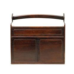 19C Chinese Wood Scholar Basket Tray Box  #1240517