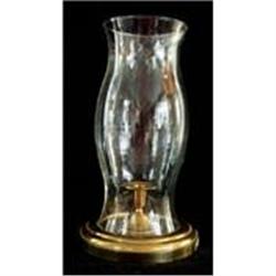 Candle Holder Hurricane Shade Large Old Brass #1240529