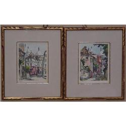 Pair of Watercolors SKU 4097 #1240691