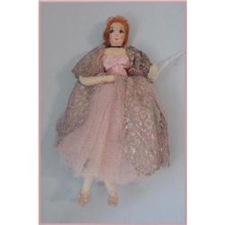 Doll Ballerina Ravca Papier Mache Head 1940s #1240727