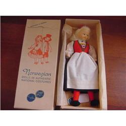 Doll Felt Cloth Petterssen Ronnaug Norwegian #1240770