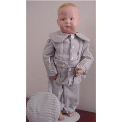 Doll Schoenhut Wood 11"  toddler Boy  #1240771