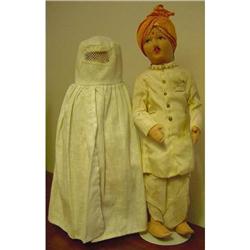 Doll Cloth India Couple Formal Clothing 1940s #1240822