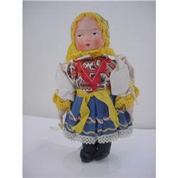 7" MINT Kimport Dolls Czechoslavakia with Tag #1240830