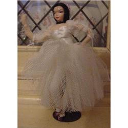 Doll Ballerina Ravca Composition & Cloth 1940s #1240836