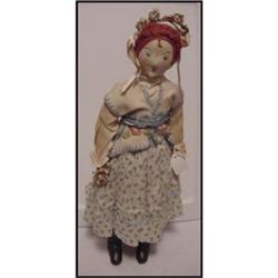 Doll Cloth Polish Relief Doll 1930s #1240890